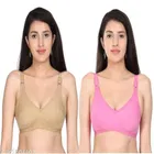 Polycotton Non-Padded Bra for Women 