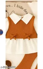 Cotton Blend Clothing Set for Girls, Pink 