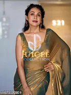 JImmy Choo Saree for Women, Gold 