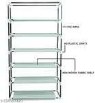 Plastic 6 Layer Collapsible Multipurpose Rack 