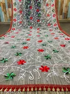 Embroidered Punjabi Net with Gota Work Sewing & Embroidery 