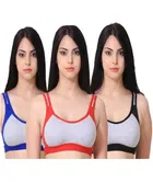 Cotton Blend Non Padded Bra for Women 