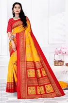 Cotton Silk Abstract Saree for Women 