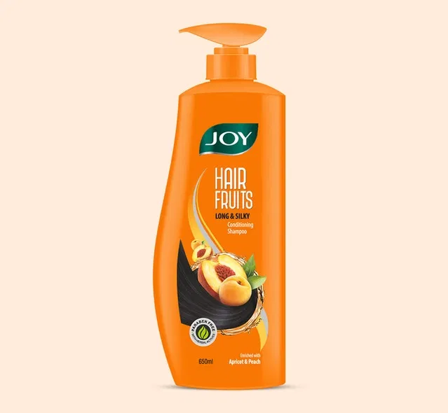 जोय हेयर फ्रूट्स लॉन्ग एंड सिल्की कंडीशनिंग शैम्पू 650 ml