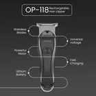 One Plus OP 118 Cordless Professional Small Size Clipper,waterproof With Turbo Mode Hair Trimmer 90 min Runtime 4 Length Settings  