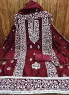 Chanderi Cotton Punjabi/All Over Suits for Women 