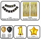 36 Pcs 1st Birthday Decoration kit, Multicolour, Set of 1