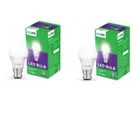 EcoLink 9 W Basic Round B22 LED Bulb  (White, Pack of 2)