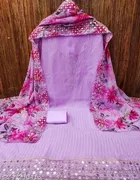 Embroidered Unstitched Suit for Women 