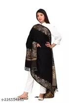 Self-Design Woven Acrylic Women Shawl 