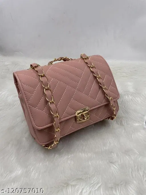 Stylish Sling Bag for Women (Peach)