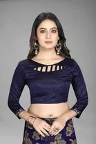 Trendy Heavy Georgette Saree with Blouse Piece For Women 