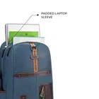 Gear Classic 6, 31L Water Resistant Anti Theft Faux Leather Laptop Backpack for Men & Women, Teal Brown