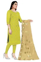 Chanderi Cotton Unstitched Dress Material for Women 