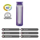 CELLO H2O Round Unbreakable Plastic Water Bottle 1 Liter, Purple