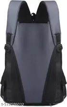 Polyester Backpack for Men & Women, Grey