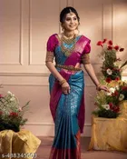 Banarasi Silk Zari Woven Saree for Women 