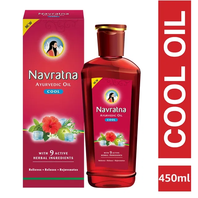 Navratna Ayurvedic Cool Oil 450 ml