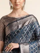 Organza Zari Woven Saree for Women 