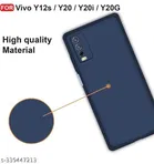 Synthetic PU Leather Mobile Cover for Vivo Y12s / Y20 / Y20i / Y20G / Y20A / Y20T / Y11s 