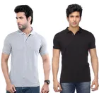 Solid Polo T-shirt for Men, Pack of 4 