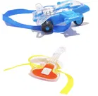 Plastic Jet Plane Guitar Light Rakhi for Kids 