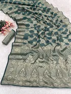Organza Zari Woven Saree for Women 