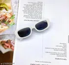 UV Protected Sunglasses for Men & Women (Black & White)