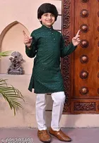 Chikankari Cotton Pyjama Set for Boys 