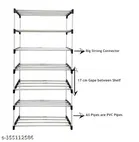 Metal 6 Layer Collapsible Multipurpose Rack 