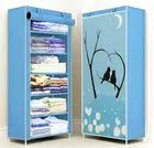 6 Layers Printed Collapsible Wardrobe 