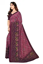 Georgette Printed Saree for Women 
