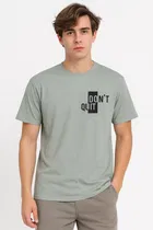 Round Neck Printed T-Shirt for Men 