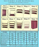 VEERJI 4 layer Collapsible Wardrobe 