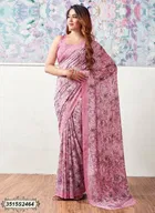 Georgette Printed Saree for Women 