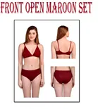 Cotton Blend Non Padded Lingerie Set for Women 