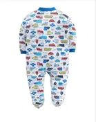 Hosiery Cotton Printed Rompers for Kids, Pack of 3, Multicolor 