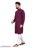 Embellished Waist Kurta for Men 