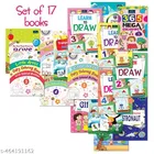 Bookford Cute Copy Coloring & Activity Books Amazing Combo Set for kids - Set of 17 books - Astronaut, Transport, Gadgets, and Many more