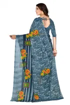 Georgette Printed Saree for Women 