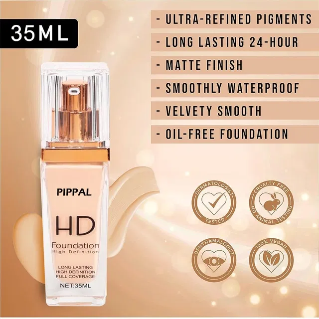 Pippal HD Foundation (35 ml)