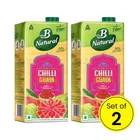 B Natural Chilli Masala Guava Juice 2X1 L (Set Of 2)