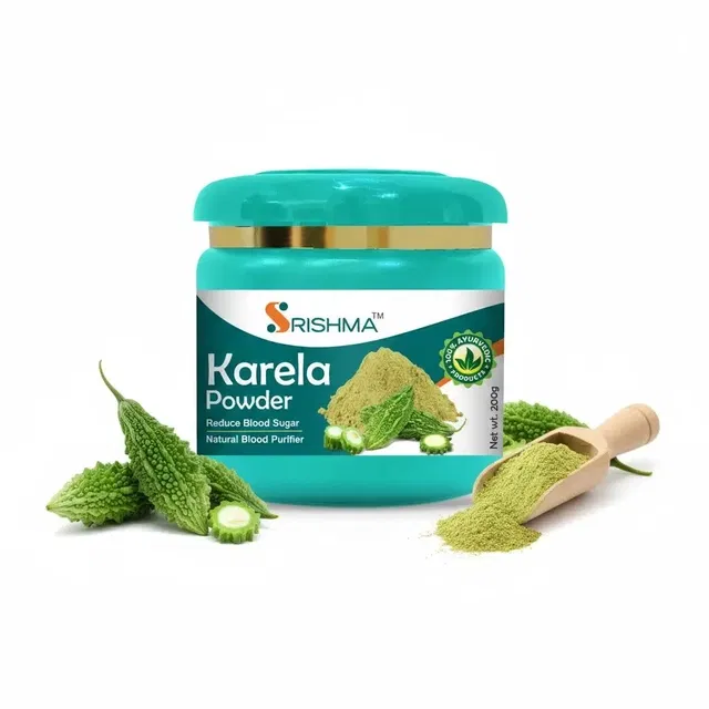 Srishma Natural Karela (Momordica Charantia / Bitter Gourd) Powder (200 G)