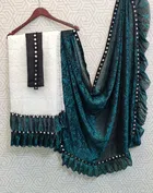 Lycra Blend Embellished Saree for Women 