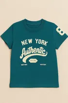 Round Neck Printed T-Shirt for Boys 