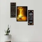 MDF 3 Pcs Designer Wall Painting for Home & Office 