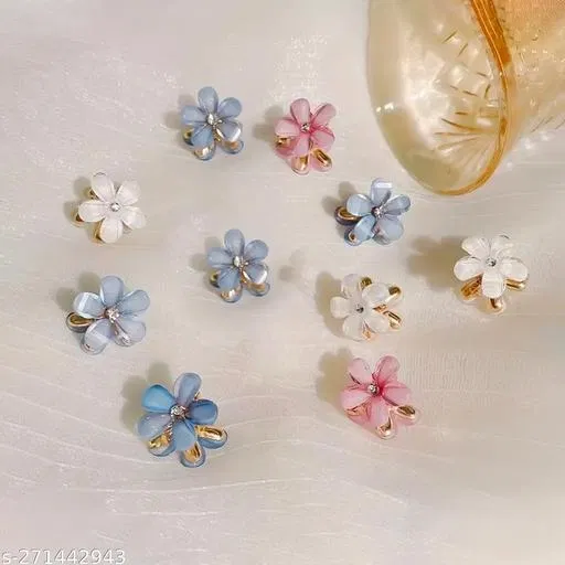 Hair Pins for Women (Multicolor, Pack of 10)