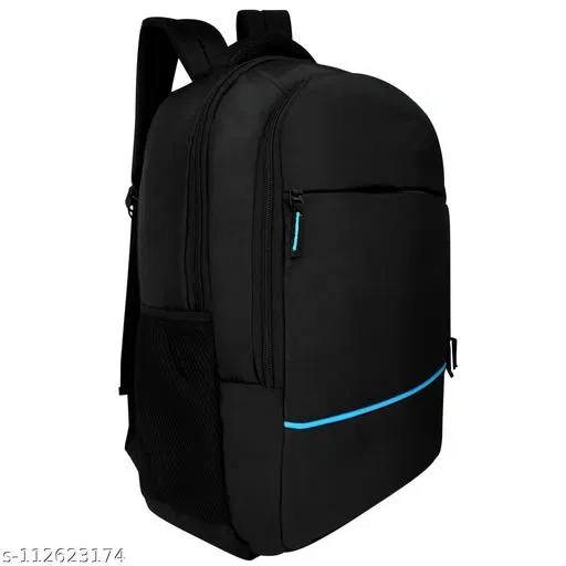 Rubber Backpack for Men & Women, Black