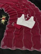 Art Silk Solid Saree for Women 