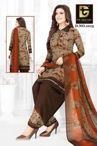 Synthetic Unstitched Dress Material for Women & Girls 
